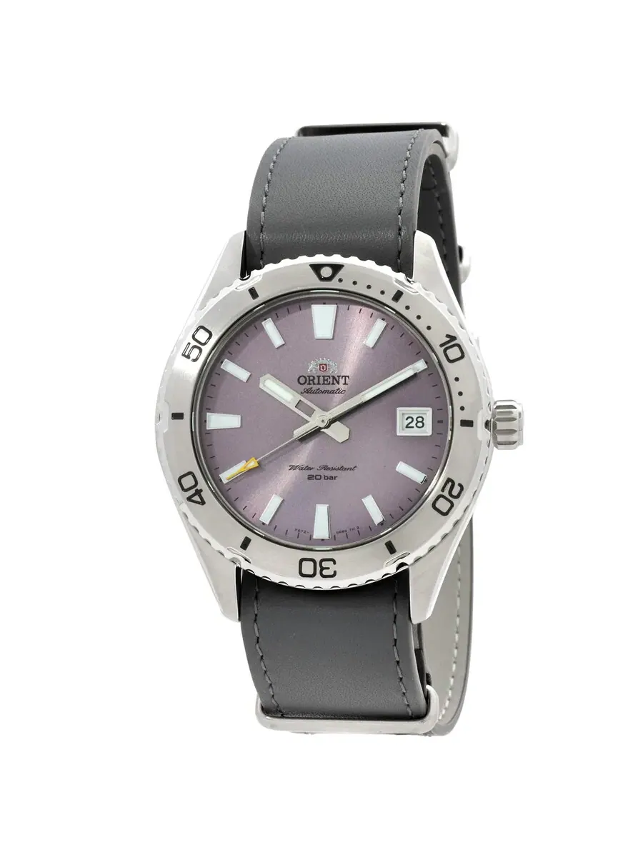 Мужские часы Orient Sport Automatic с сиреневым циферблатом RA-AC0Q07V10B