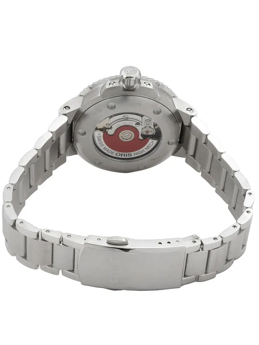 Часы Oris Aquis Automatic 36.5mm с зеленым циферблатом 01 733 7770 4157-07 8 18 05P — изображение 3 из 3, оттенок серебряный