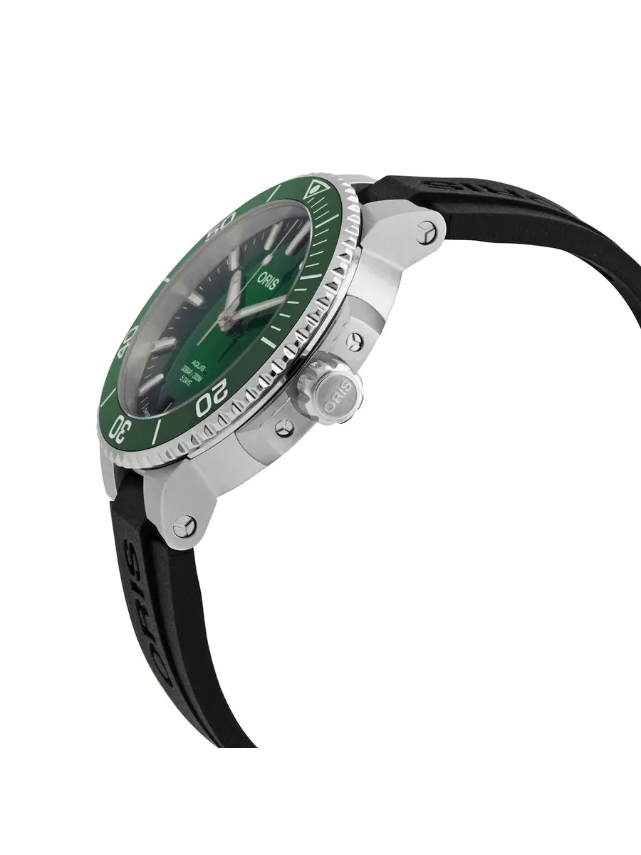 Мужские часы Oris Aquis Automatic с зеленым циферблатом 01 400 7769 4157-07 4 22 74FC — изображение 2 из 3