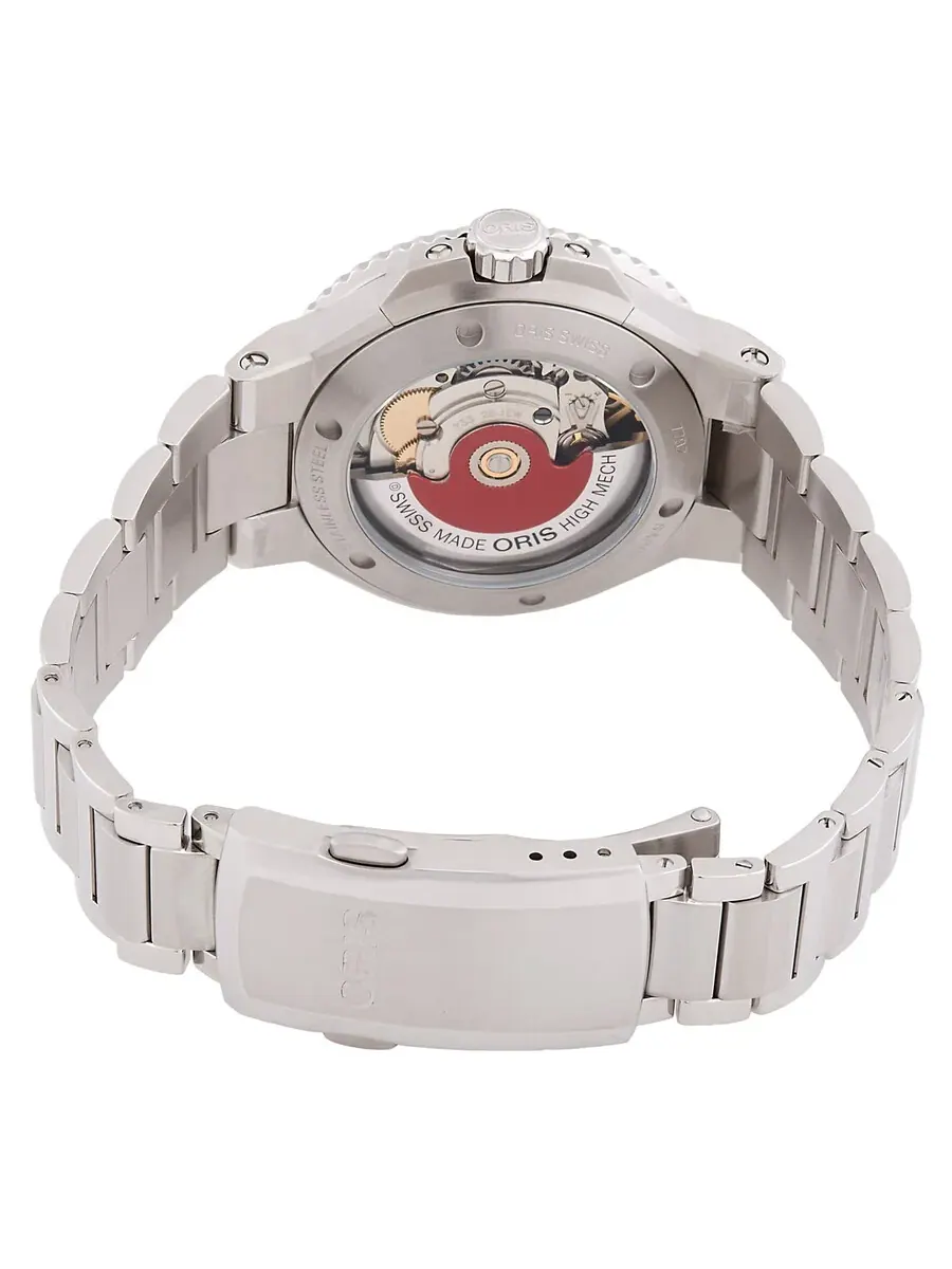 Женские часы Oris Aquis Date Automatic с черным циферблатом 01 733 7792 4154-07 8 19 05P — изображение 3 из 3, оттенок черный