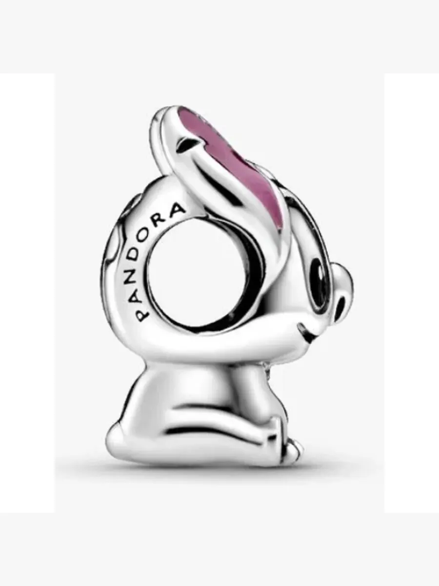 Подвеска Pandora Disney Stitch из серебра с черной и фиолетовой эмалью — изображение 3 из 5, оттенок мульти