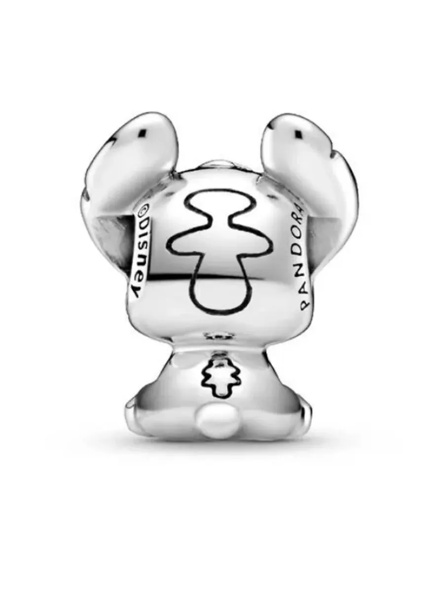 Подвеска Pandora Disney Stitch из серебра с черной и фиолетовой эмалью — изображение 4 из 5, оттенок мульти