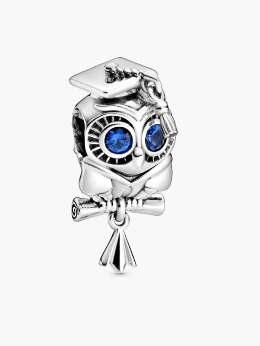 Подвеска Pandora с выпускной совой из стерлингового серебра