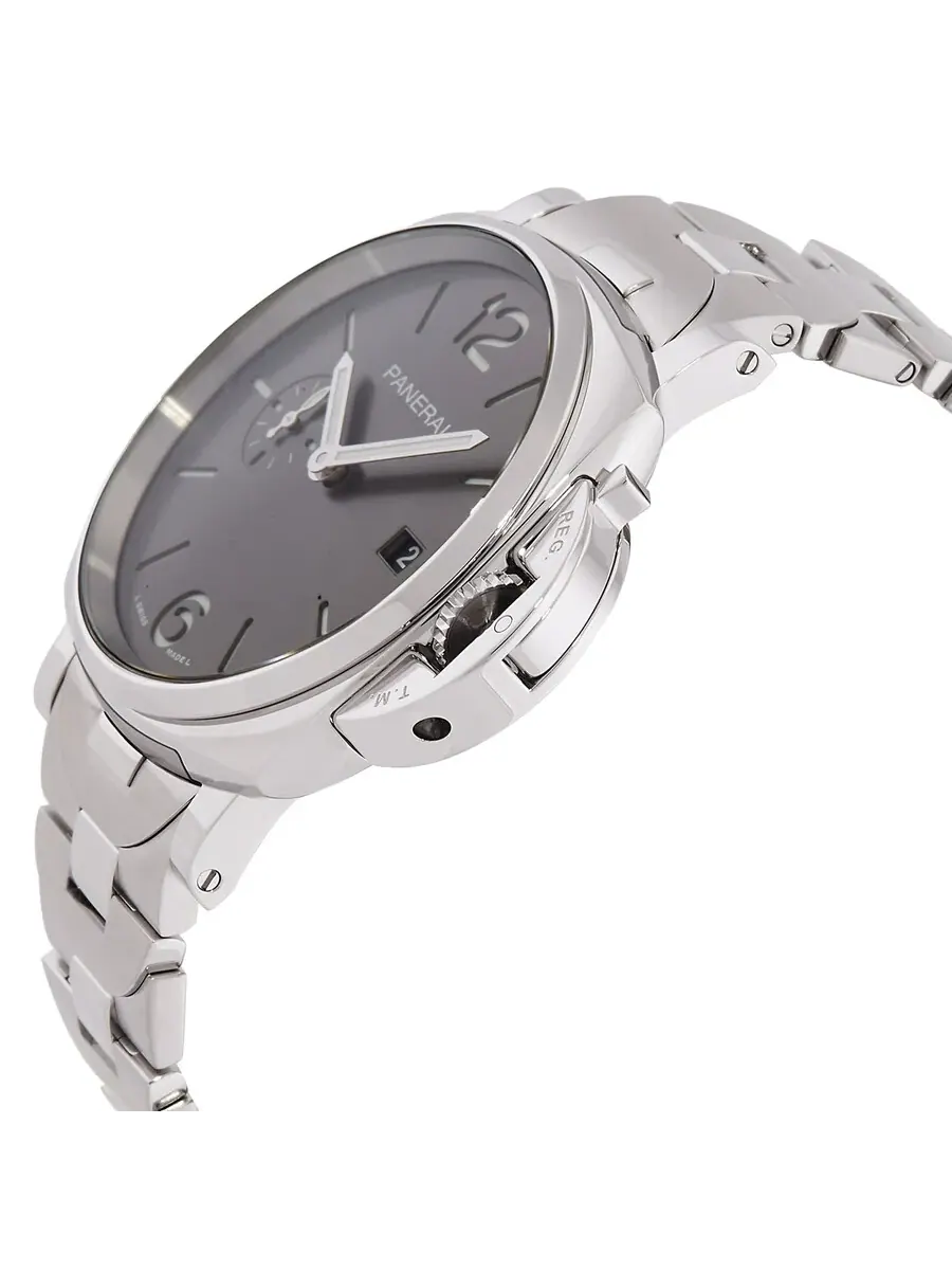 Часы Panerai Luminor Due 42 мм с автоматическим механизмом и антрацитовым циферблатом PAM01387 — изображение 2 из 3