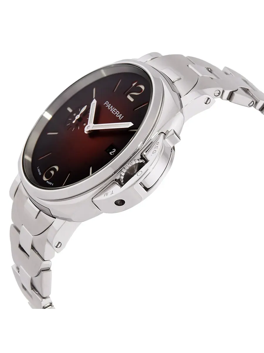 Часы Panerai Luminor Due 42 мм Burgundy с автоматическим ходом PAM01539 — изображение 2 из 3, оттенок бордовый