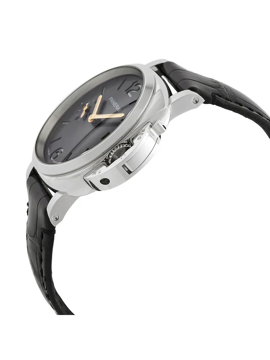 Мужские часы Panerai Luminor Due Automatic с серым циферблатом PAM01247 — изображение 2 из 3, оттенок серебряный