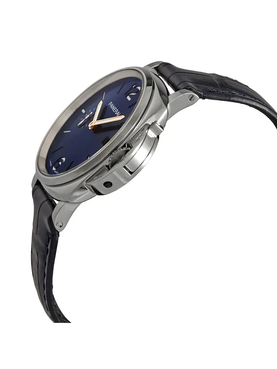 Мужские часы Panerai Luminor Due Automatic с синим циферблатом PAM01274 — изображение 2 из 3, оттенок синий