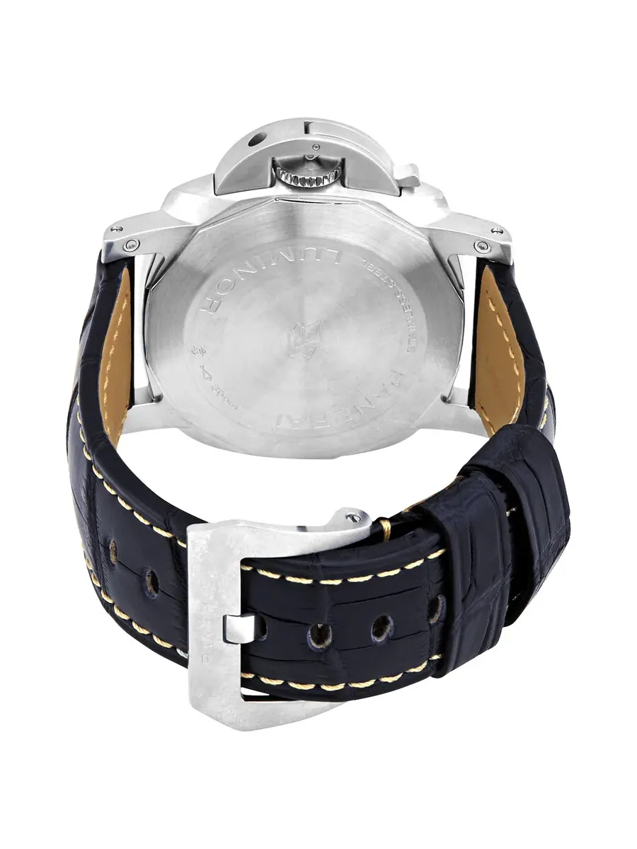 Мужские часы Panerai Luminor Marina Automatic с синим циферблатом PAM01313 — изображение 3 из 4, оттенок серебряный