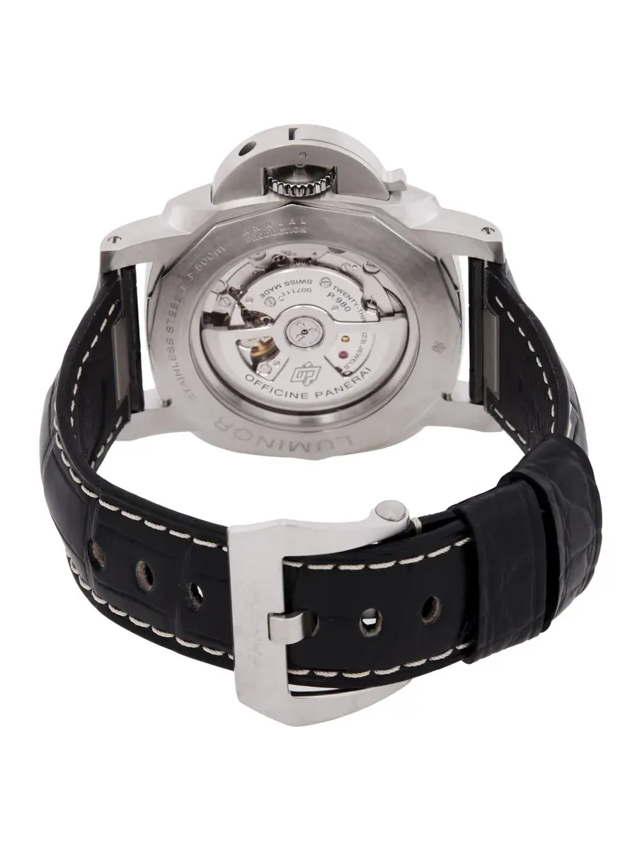 Мужские автоматические часы Panerai Luminor Marina с белым циферблатом PAM03314 — изображение 3 из 3, оттенок серебряный