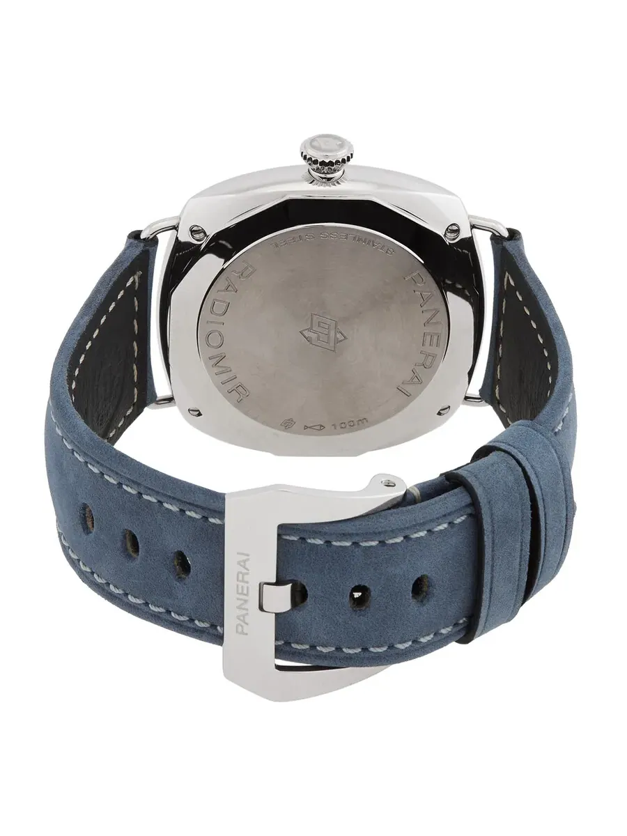 Мужские часы Panerai Radiomir Officine 45 мм с ручным заводом, синим циферблатом PAM01383 — изображение 3 из 3