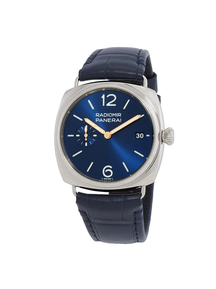 Мужские автоматические часы Panerai Radiomir Quaranta 40 с синим циферблатом PAM01293
