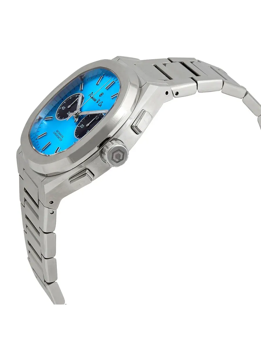 Мужские часы с ручным заводом Picasso and Co Chairman II Chronograph PWCH2BLSS — изображение 2 из 3, оттенок серебряный