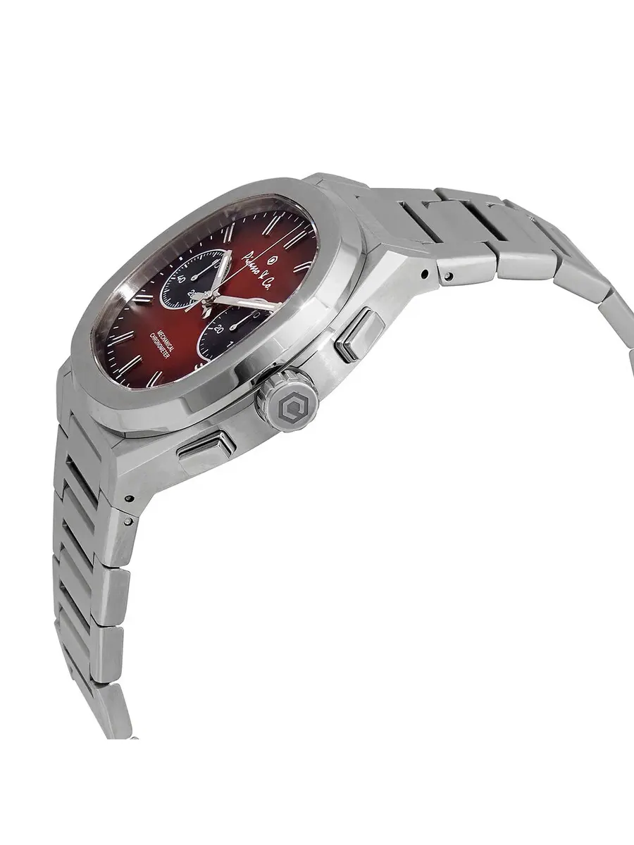 Мужские часы с ручным заводом Picasso and Co Chairman II Chronograph PWCH2RDSS — изображение 2 из 3, оттенок серебряный