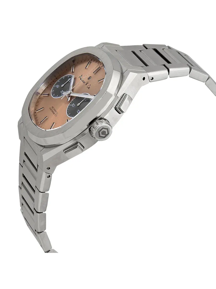 Мужские часы с ручным заводом Picasso and Co Chairman II Chronograph PWCH2SLSS — изображение 2 из 3, оттенок серебряный