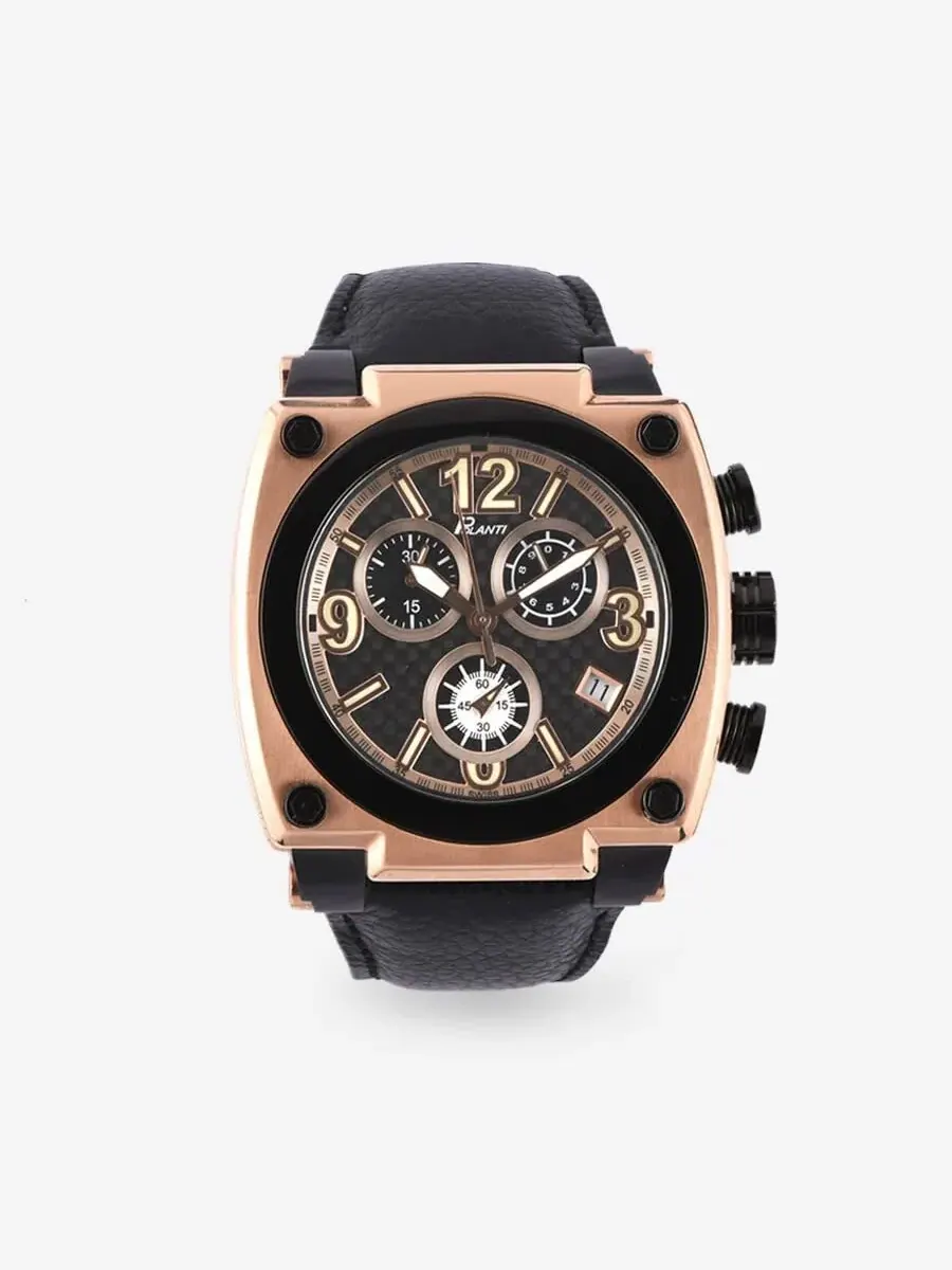 Мужские часы Polanti Torque II Chrono Chronograph с черным циферблатом PLT2004LB-RGBK — изображение 2 из 4, оттенок черный