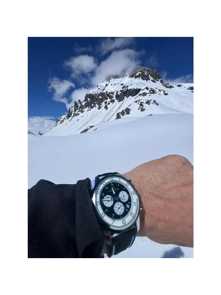 Мужские часы Porsamo Bleu Arthur Chronograph Quartz с черным циферблатом 1092BARR — изображение 3 из 7, оттенок серебряный