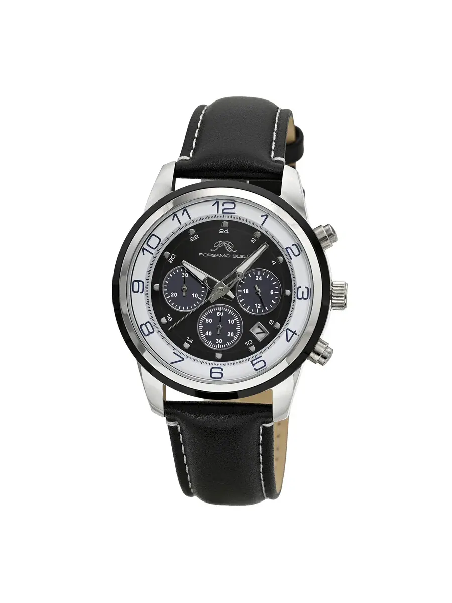 Мужские часы Porsamo Bleu Arthur Chronograph Quartz 1091GARL — черный