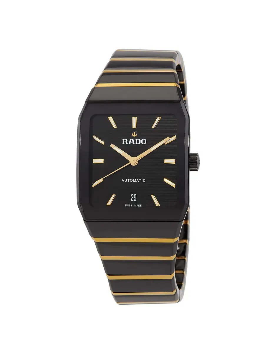 Часы Rado Anatom Automatic с черным циферблатом, унисекс, R10200152 — черный