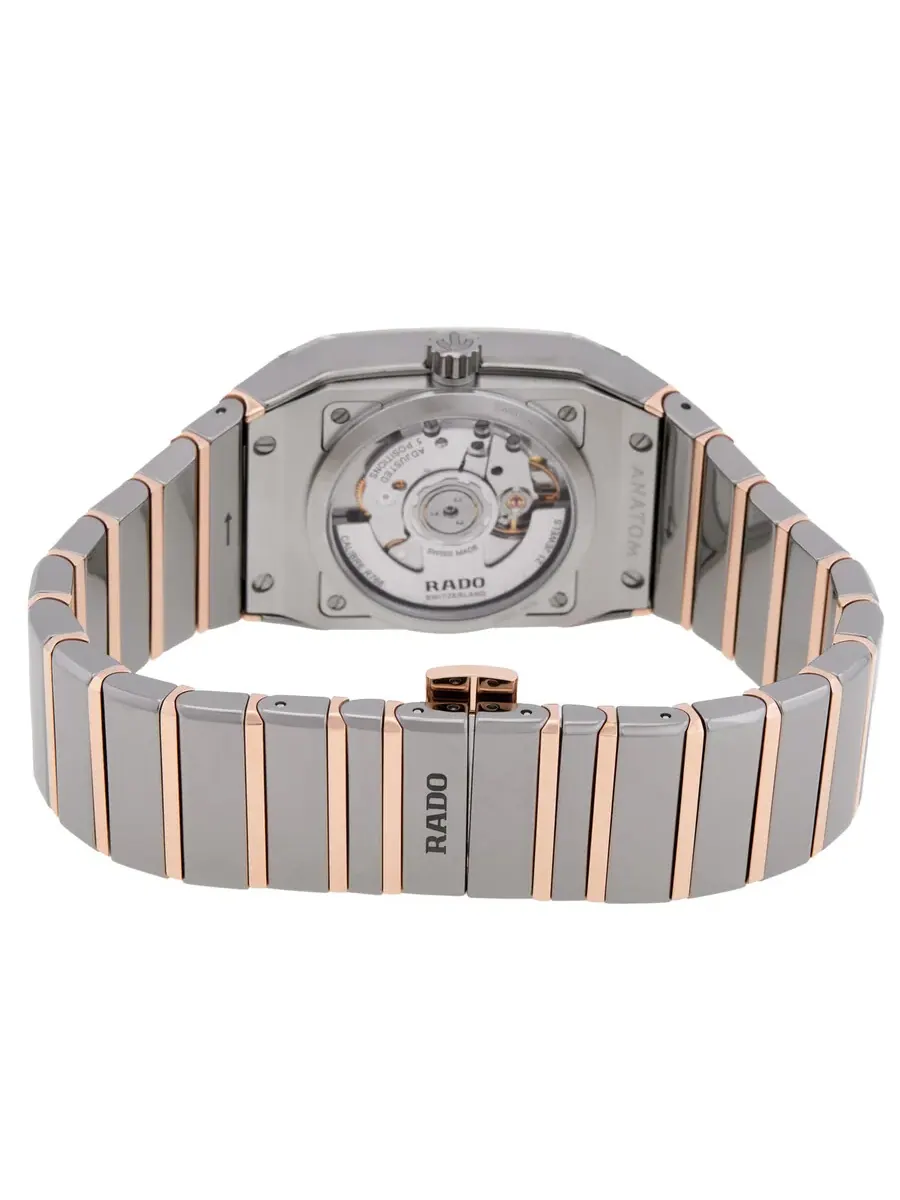 Часы Rado Anatom Automatic с серым циферблатом для мужчин и женщин R10203102 — изображение 3 из 3, оттенок серый