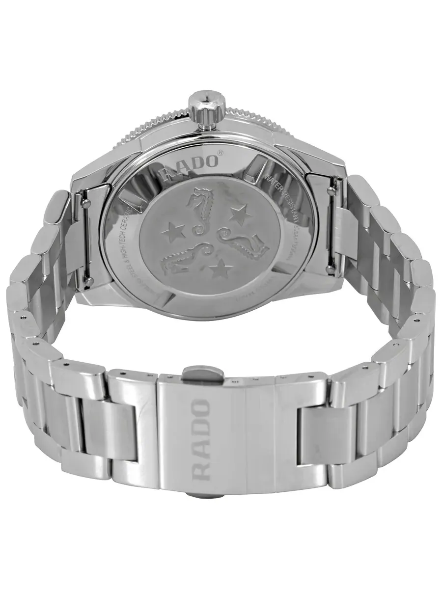 Мужские часы Rado Captain Cook Automatic с черным циферблатом R32105153 — изображение 3 из 3, оттенок серебряный