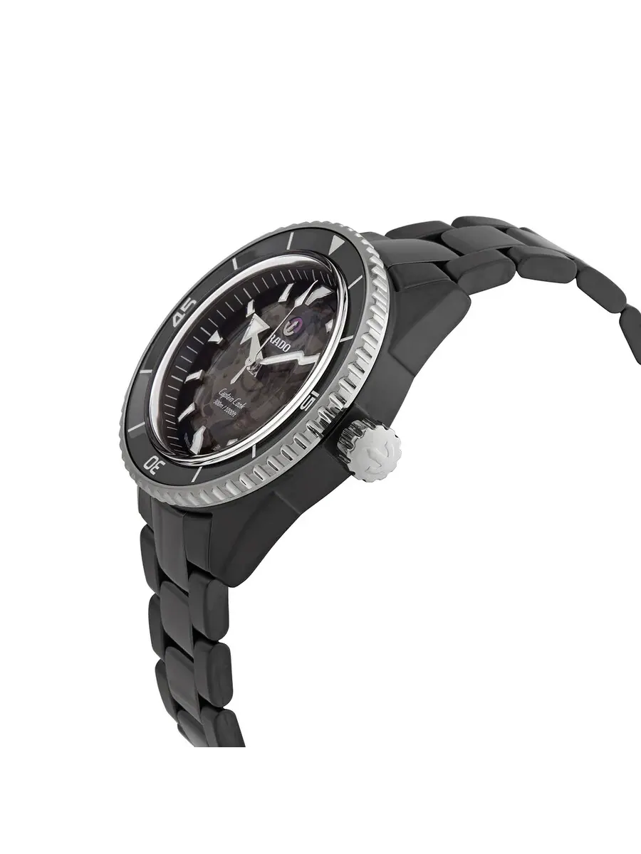 Мужские часы Rado Captain Cook Automatic с черным циферблатом R32127152 — изображение 2 из 3, оттенок серебряный