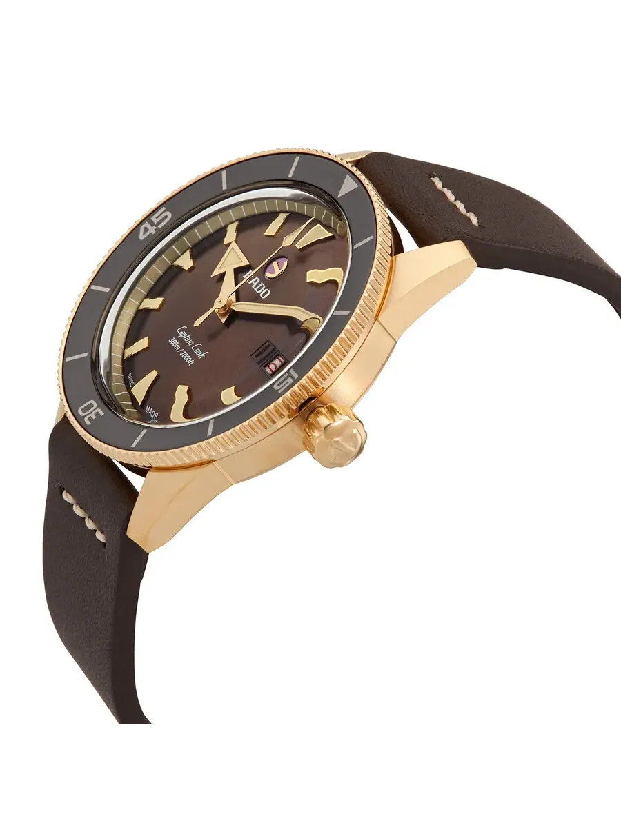 Мужские часы Rado Captain Cook Automatic с коричневым циферблатом R32504306 — изображение 2 из 3, оттенок коричневый