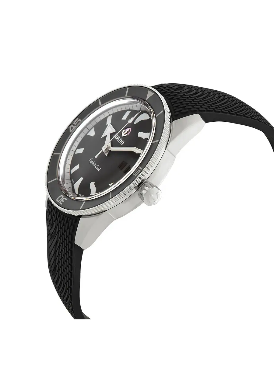 Мужские часы Rado Captain Cook Automatic с серым циферблатом R32505019 — изображение 2 из 4, оттенок черный