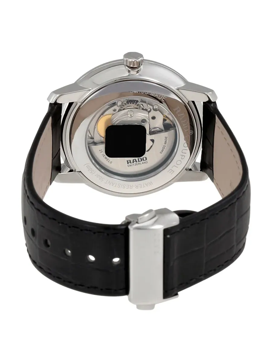 Мужские часы Rado Coupole Classic Automatic с белым циферблатом R22876015 — изображение 3 из 3, оттенок серебряный
