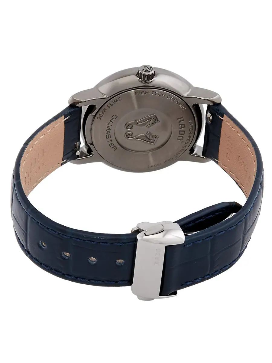 Женские часы Rado Diamaster с кварцевым механизмом и синим циферблатом R14064725 — изображение 3 из 3, оттенок синий