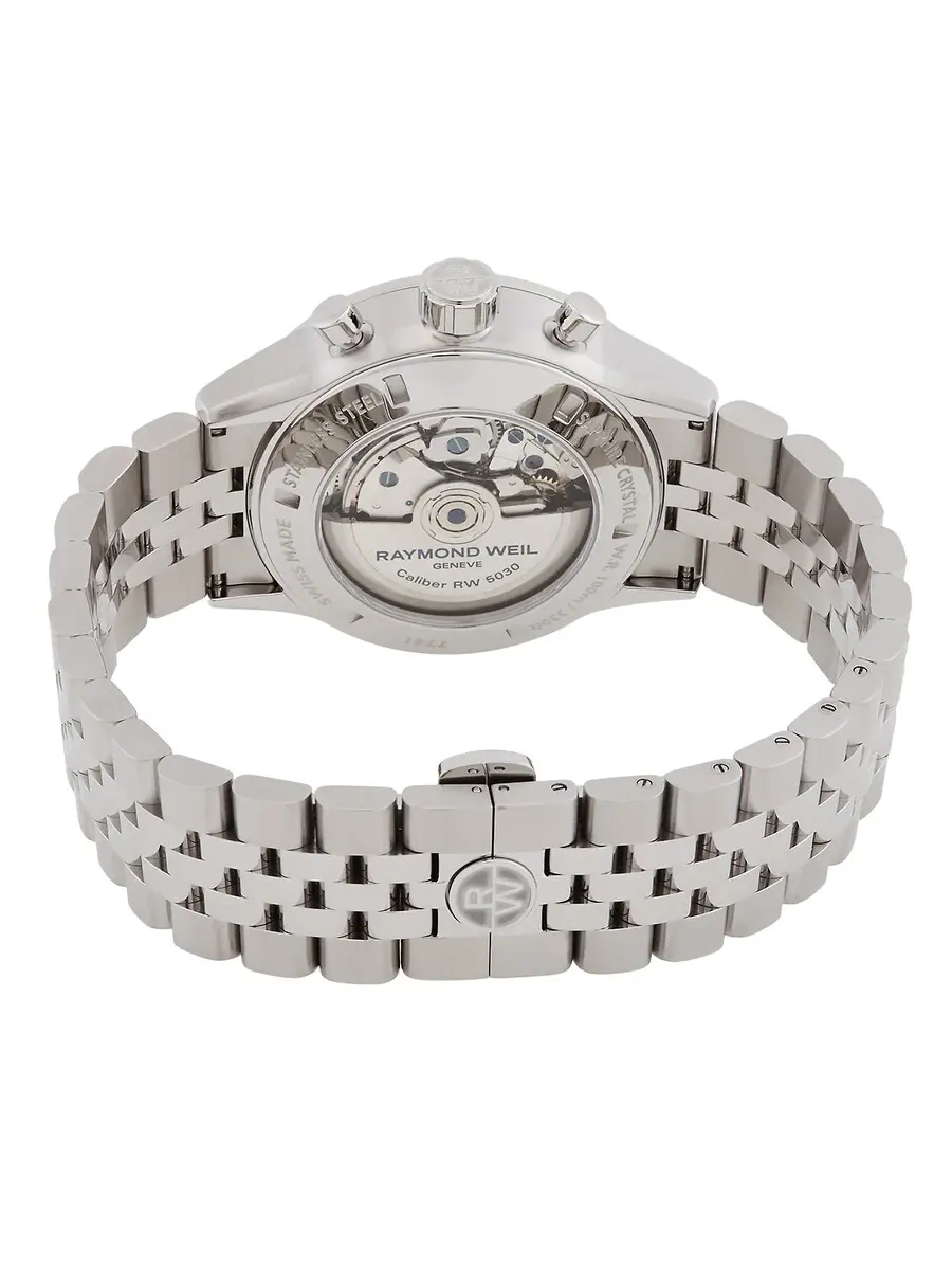 Мужские часы Raymond Weil Freelancer Chronograph Automatic с черным циферблатом 7741-ST1-20021 — изображение 3 из 3