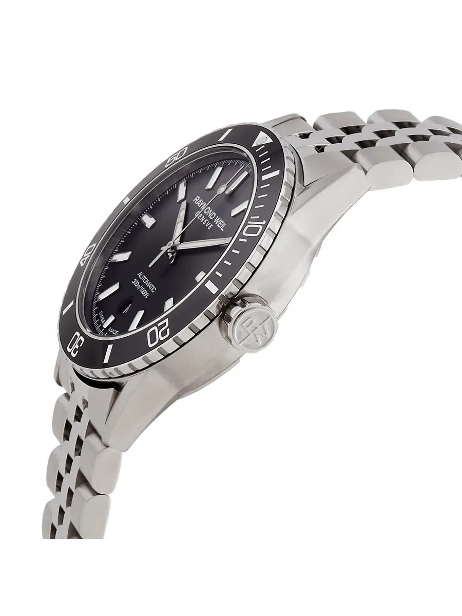 Мужские часы Raymond Weil Freelancer Diver Automatic 2775-ST1-20051 — изображение 2 из 3, оттенок черный