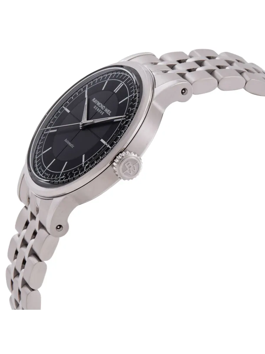 Мужские часы Raymond Weil Millesime Automatic с антрацитовым циферблатом 2925-ST-60001 — изображение 2 из 3