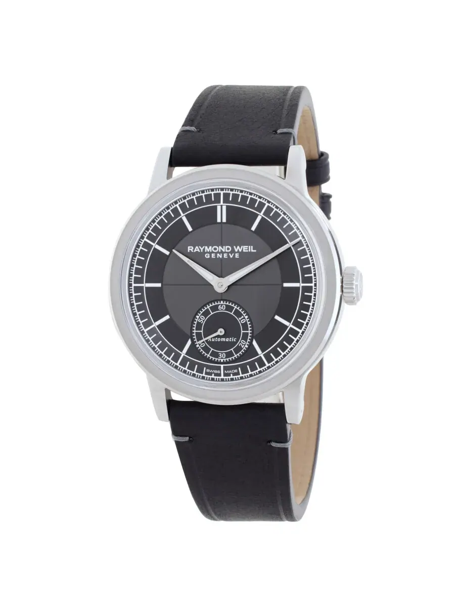 Мужские часы Raymond Weil Millesime Automatic с черным циферблатом 2930-STC-60001