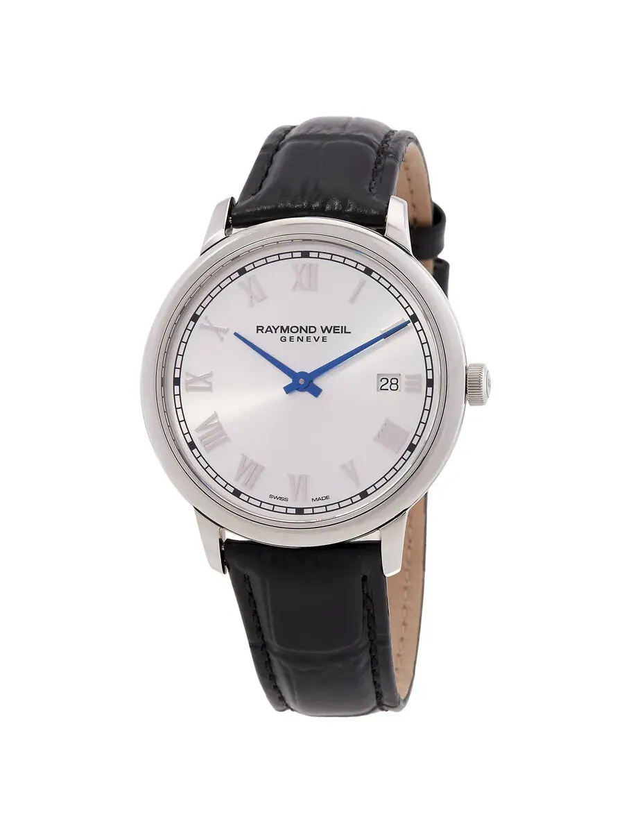 Мужские часы Raymond Weil Toccata Quartz с серебристым циферблатом 5485-STC-00658