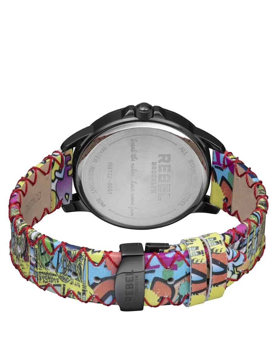 Женские часы Rebel Dumbo Red Dial RB122-6051 — изображение 3 из 3, оттенок черный