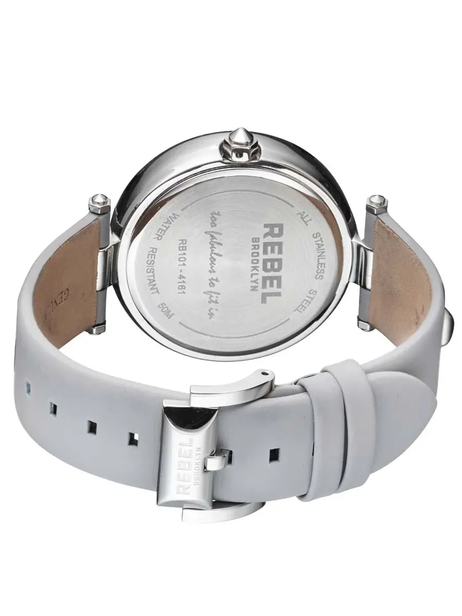 Женские часы Rebel Rockaway Parkway Silver Dial RB101-4161 — изображение 3 из 3, оттенок серебряный