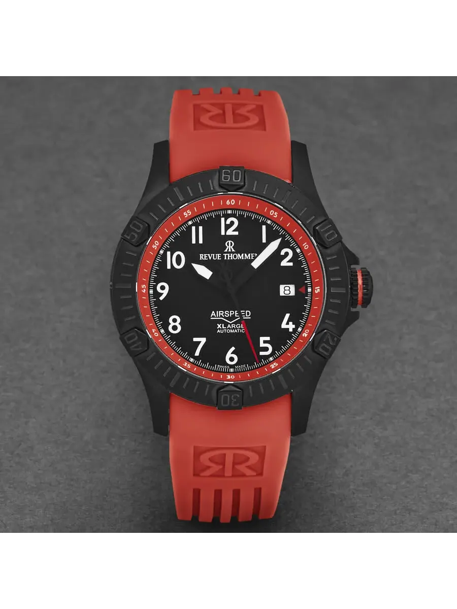 Мужские часы Revue Thommen Air Speed Automatic с черным циферблатом 16070.4776 — изображение 4 из 7, оттенок черный