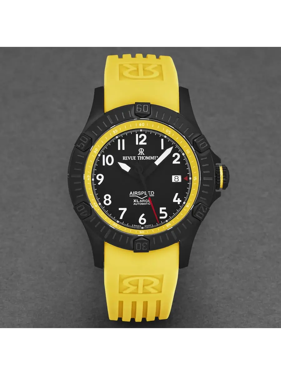 Мужские часы Revue Thommen Air Speed Automatic с черным циферблатом 16070.4778 — изображение 4 из 7, оттенок черный