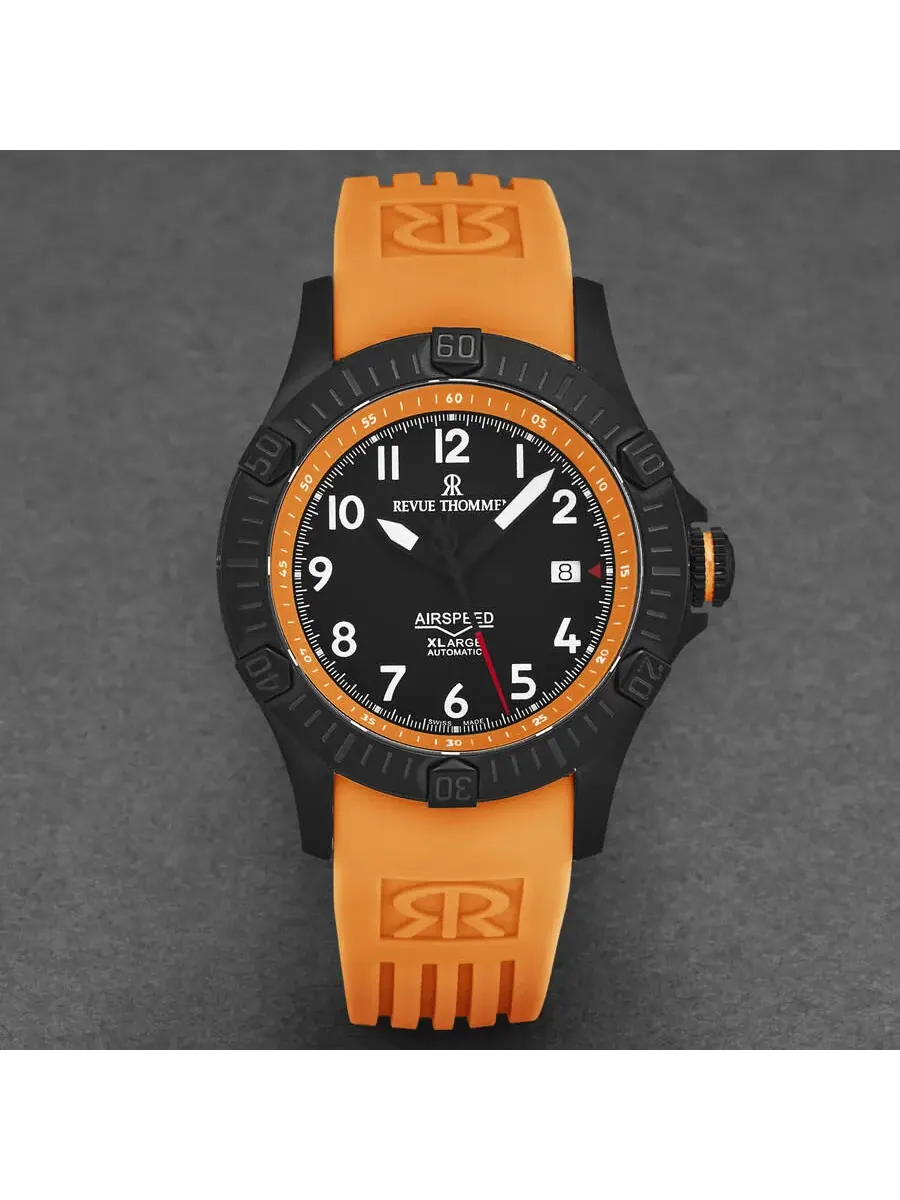 Мужские часы Revue Thommen Air Speed Automatic с черным циферблатом 16070.4779 — изображение 4 из 7, оттенок черный