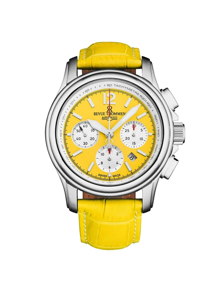 Мужские часы с хронографом Revue Thommen Air Speed Automatic 16041.6338