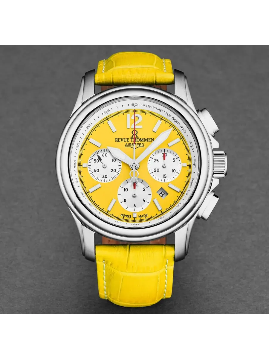 Мужские часы с хронографом Revue Thommen Air Speed Automatic 16041.6338 — изображение 4 из 4, оттенок серебряный