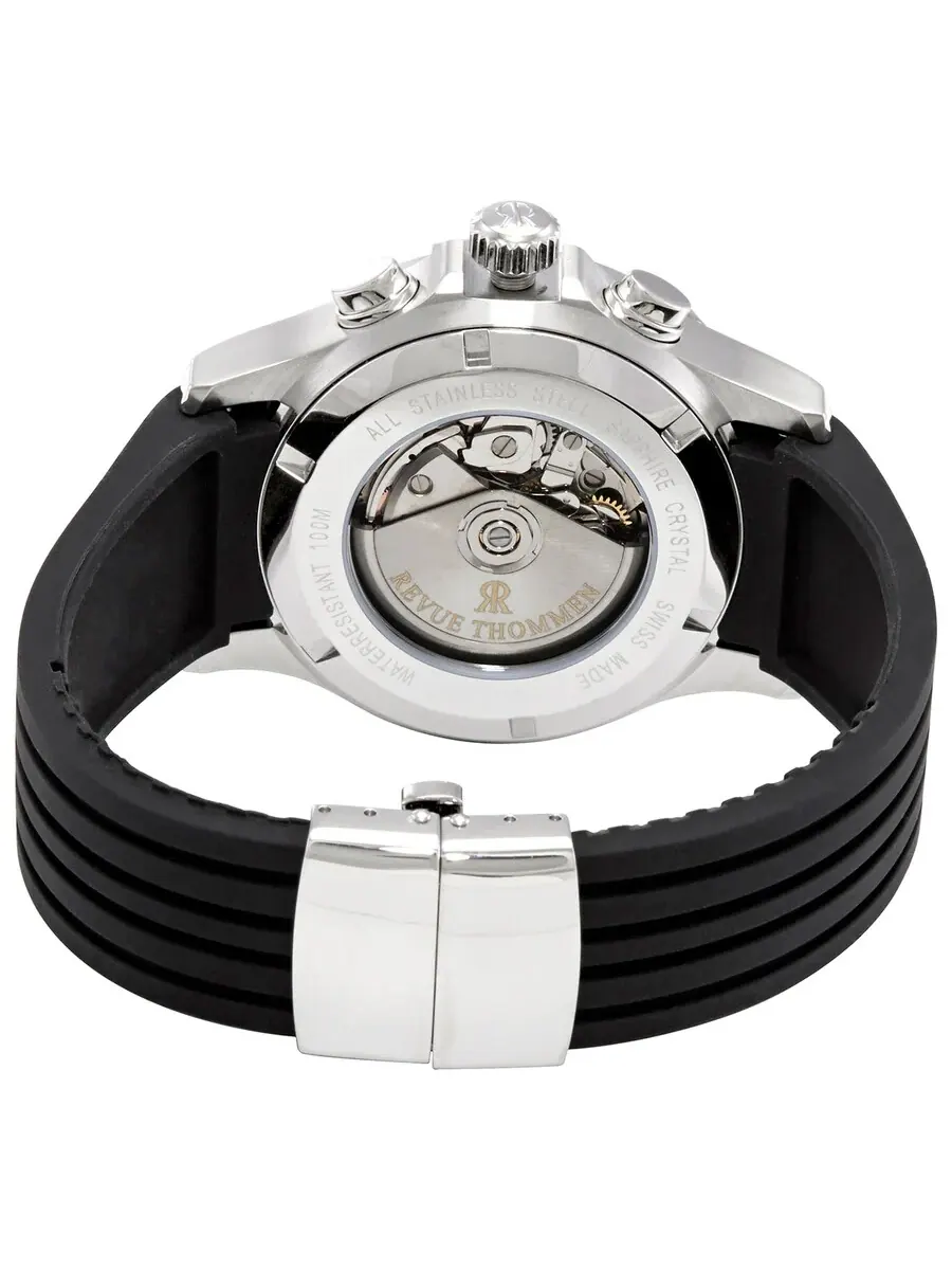 Мужские часы Revue Thommen Air Speed Chronograph Automatic с серебристым циферблатом 16071.6838 — изображение 3 из 3