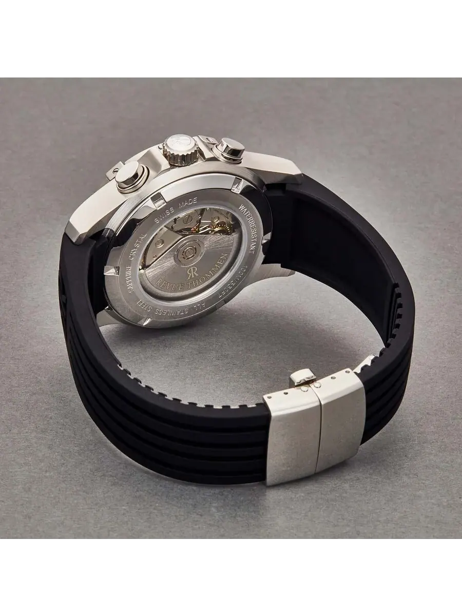 Мужские часы Revue Thommen Air Speed XL Chronograph Automatic с серебристым циферблатом 16071.6822 — изображение 3 из 3