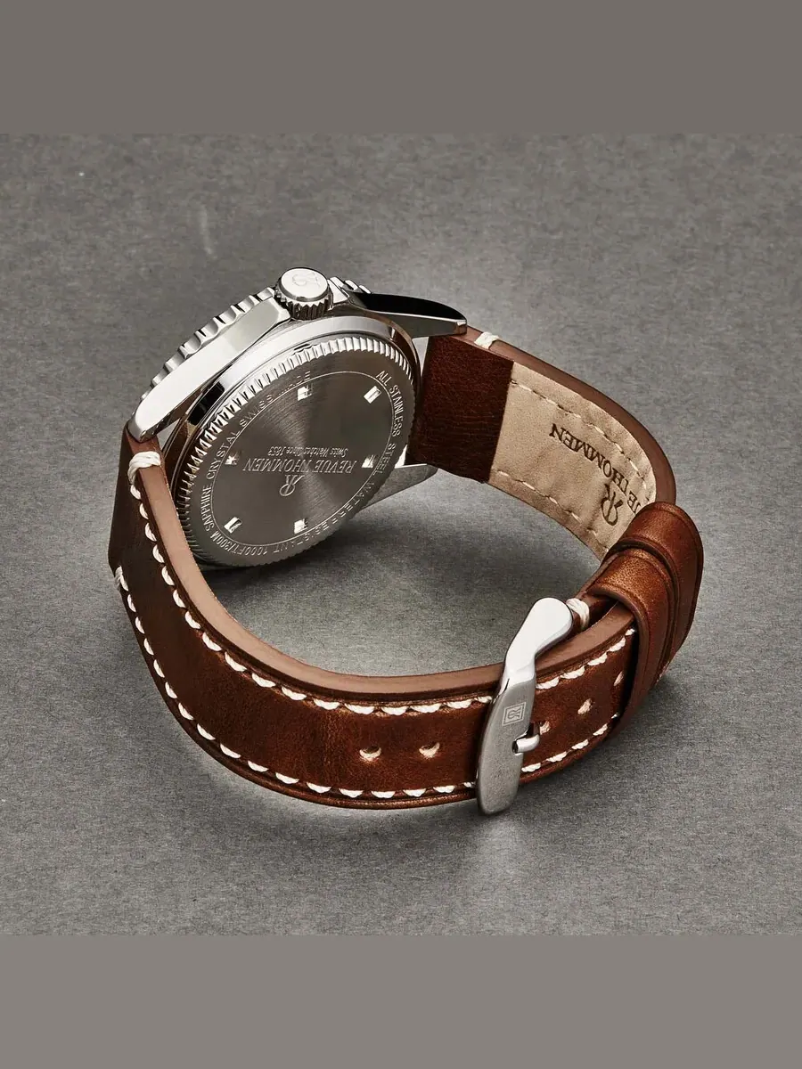 Мужские часы Revue Thommen Diver Automatic с черным циферблатом 17571.2536 — изображение 3 из 3, оттенок серебряный