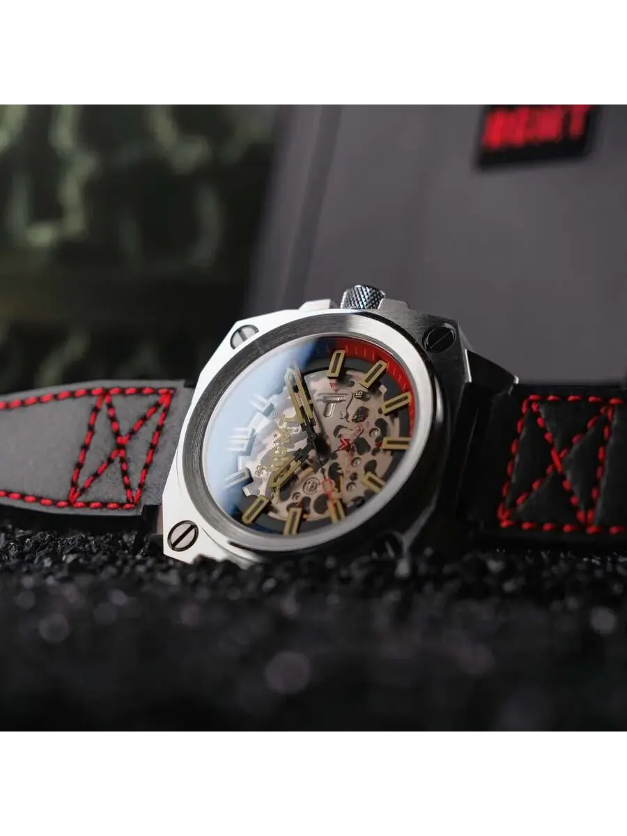 Мужские часы RGMT Altimeter с черным циферблатом RG-8064-02 — изображение 3 из 4, оттенок серебряный