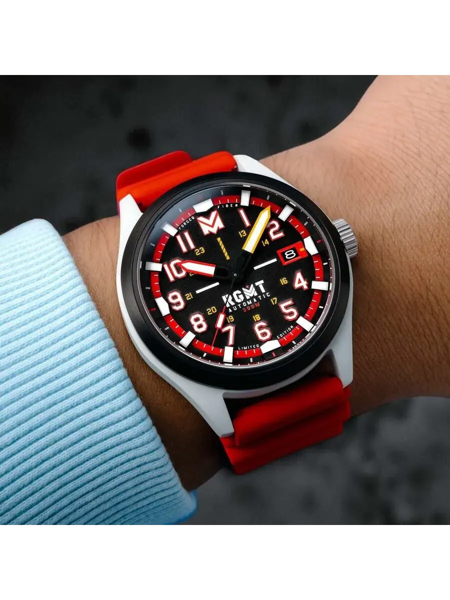 Мужские часы RGMT Defender с автоматическим механизмом и черным циферблатом RG-8069-04 — изображение 2 из 4, оттенок черный
