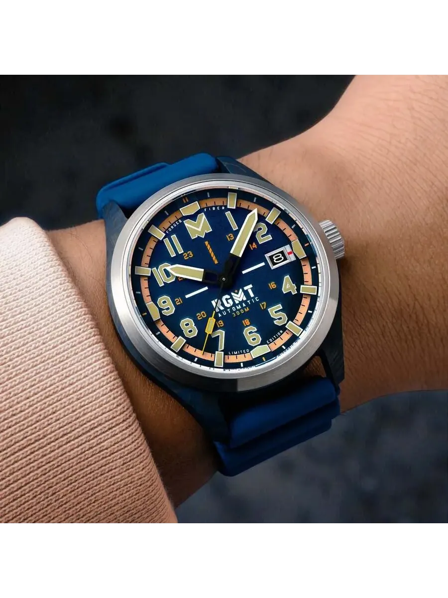Мужские часы RGMT Defender с автоматическим механизмом и синим циферблатом RG-8069-03 — изображение 2 из 4
