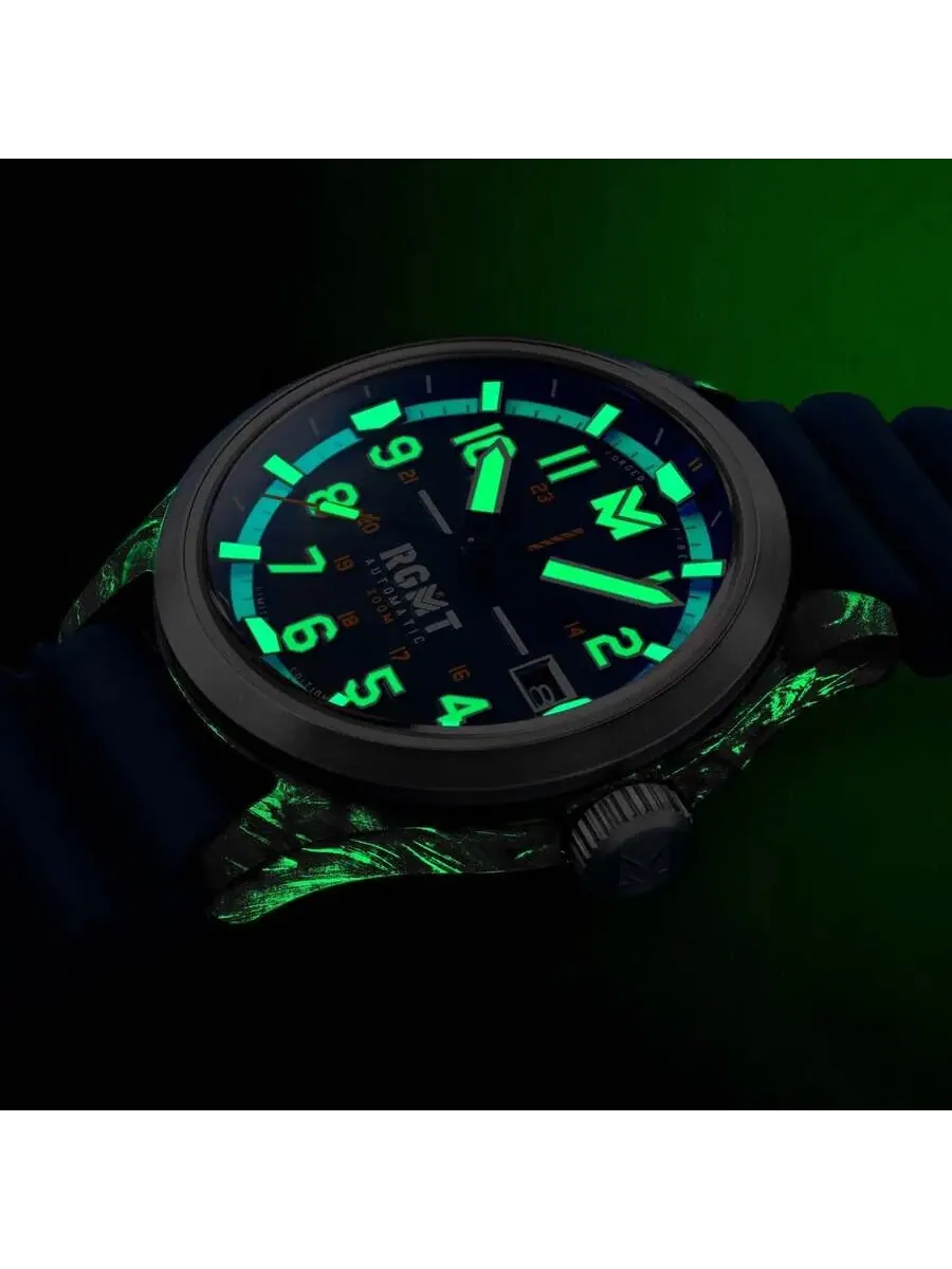 Мужские часы RGMT Defender с автоматическим механизмом и синим циферблатом RG-8069-03 — изображение 4 из 4
