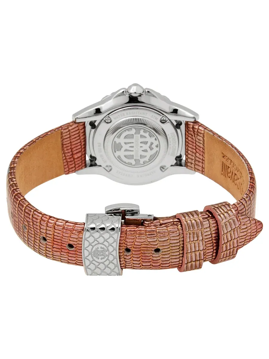 Женские часы Roberto Cavalli с кварцевым механизмом и белым циферблатом RV1L049L0016 — изображение 3 из 3, оттенок серебряный