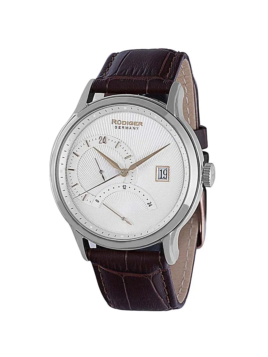 Мужские часы Rudiger Aachen с серебристым циферблатом R2700-04-001.16